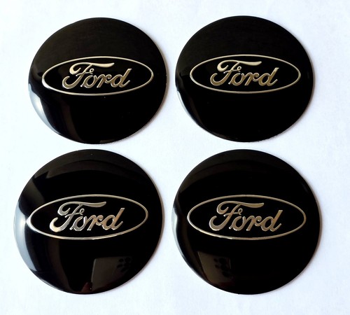 Adesivi coprimozzo ford neri - adesivi,