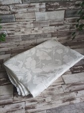 SCAMPOLO STOFFA RASO DAMASCATO COPRITUTTO BIANCO LUCIDO DUE PEZZE DISPONIBILI