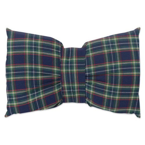 Cuscino fiocco tartan - cuscino,