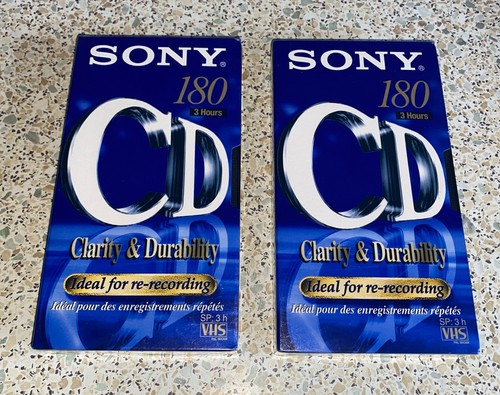 Videocassette vhs vuote - x,