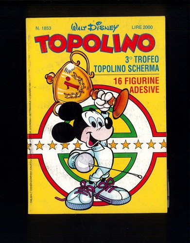 Topolino libretto 1853 - libretto, del