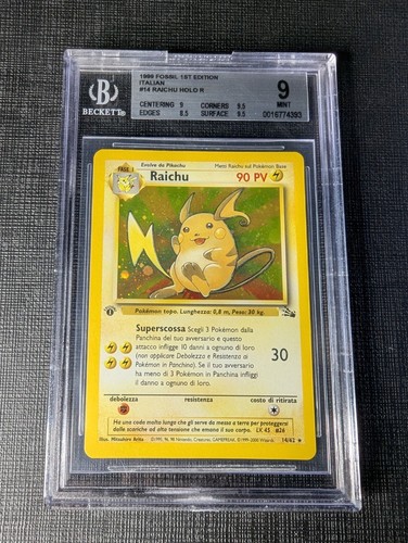 Bgs beckett raichu holo - bgs,