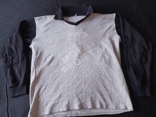 MAGLIA SHIRT VINTAGE FOOTBALL GOALKEEPER PORTIERE GRIGIO NERA N°1 