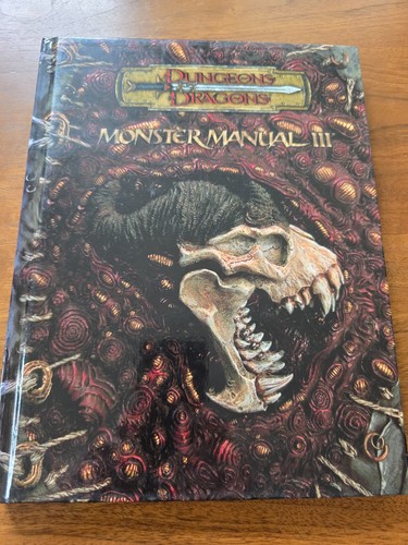 Monster manual iii signed - iii,