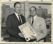1959 Stampa Foto Sindaco Chep Morrison dà la cittadinanza onoraria-CK Hellebush Jr