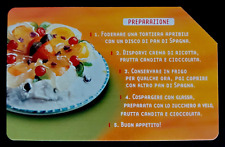 SCHEDA TELEFONICA TELECOM CASSATA SICILIANA RICETTE DOLCI @ CUCINA @