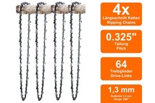 4 Catene Di Motosega Lunga