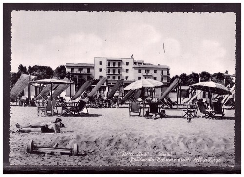 Cartolina hotel amati - cartolina,