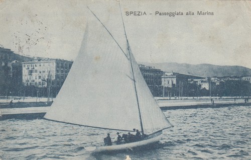 Cartolina spezia liguria - cartolina,