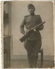 Insegna Dedicazione Soldato Romania WW2 Timisoara PPSh-41 Mitragliatrice Unione Sovietica