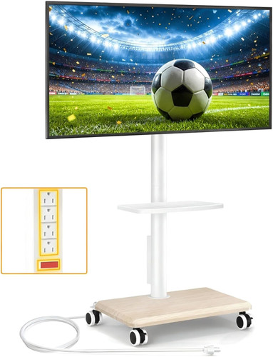 Supporto mobile con presa - tv,