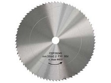 DISCO LAMA CIRCOLARE CROMO VANADIO DENTATURA NORMALE  ø mm.500 foro 30 denti ...