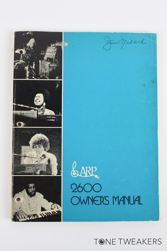 Arp 2600 manuale uso - d'uso, 2601