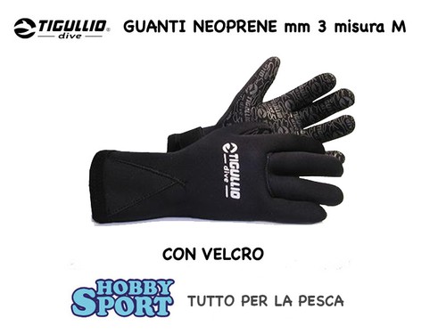 Guanti sub tigullio - 3, mm