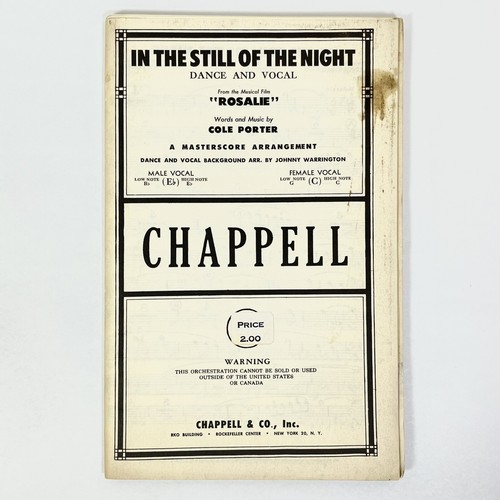 The still night - night, 1956