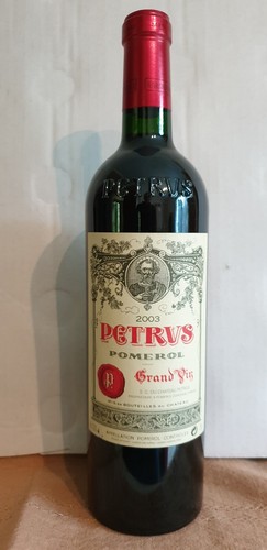 Bouteille chateau petrus - de,