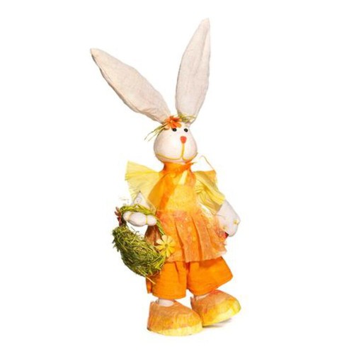 Coniglietti arancio 36cm - coniglietti,