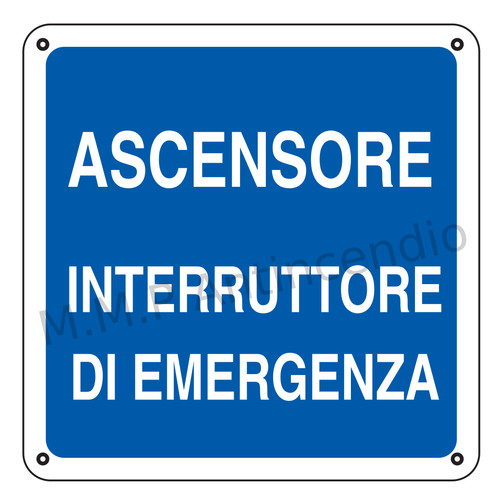 Cartello segnaletico ascensore - cartello,