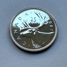 Canada 1987 cent caribou - canada,