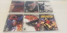 Lotto 6 giochi Sony PS3 Metal