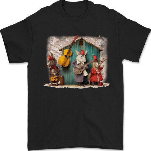 Shirt folk uomo - t-shirt, musici