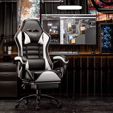 Sedia Gaming Ergonomica e Ufficio con Supporto Lombare e Braccioli Regolabili US SLR