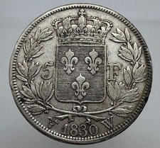 Europa - Francia RE CARLO X - 5  FRANCHI 1830 W Lille Ag.