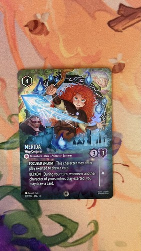 Disney lorcana merida - merida, wisp