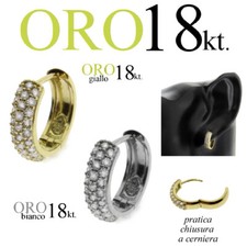 Orecchino uomo donna oro 18kt - orecchino,
