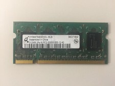 Ram sodimm 512mb ddr2 667mhz