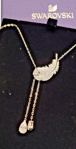 Collana swarovski piuma - piuma, e