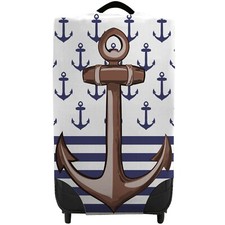 Custodia Per Valigia Design Nautico A Righe *VALIGIA NON INCLUSA*