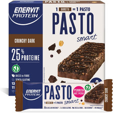 Protein Pasto Crunchy Dark, Barretta Proteica Sostitutiva Del Pasto, Gusto Ciocc