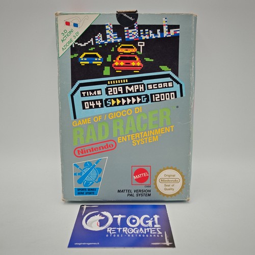 Rad racer nintendo nes pal - racer, a