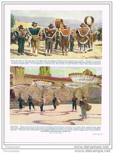 Costumi indiani boliviani - costumi,