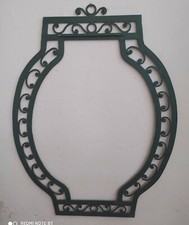 VECCHIA  CORNICE PER SPECCHIO  IN  FERRO  BATTUTO   120  x  79  cm