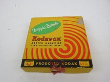 custodia bobina nastro magnetico registratore KODAK KODAVOX + GELOSO GANCIOMATIC