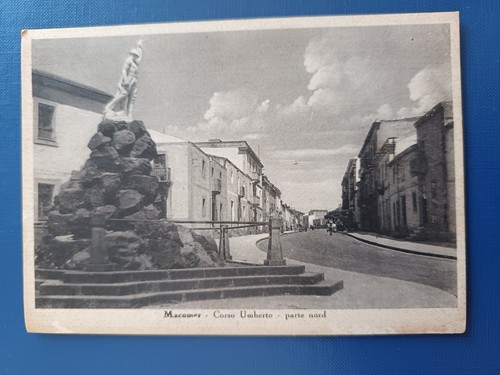 536a cartolina macomer corso - cartolina,