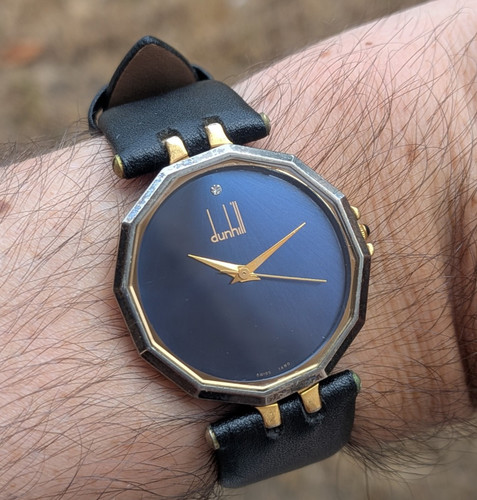 Montre dunhill quartz blue - montre,