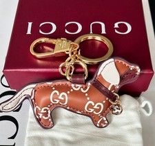 Gucci ciondolo marrone fatto a