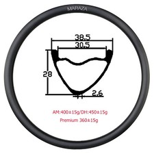 Cerchio carbonio 29er cross