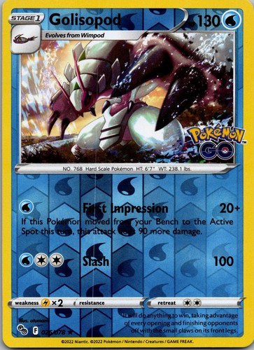 Golisopod 026 078 raro - raro, pokemon
