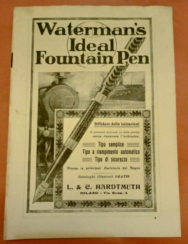 Pubblicità penna waterman - pubblicità, waterman's