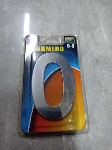Numero metallica alluminio - numero, in