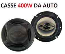 Coppia casse altoparlanti diffusori 400 Watt auto suono in HD 16cm potenti 160mm