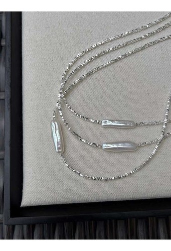Collana granuli argento - granuli, d'argento