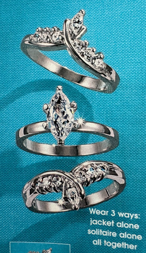Nuovo set anelli sposa avon - da,