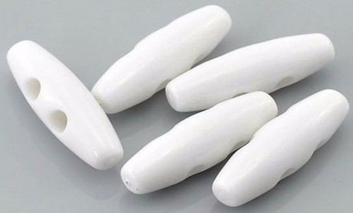 Grande bianco plastica - bianco, toggle