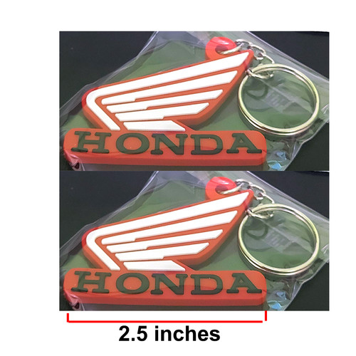 Honda rubber keyring keychain - honda,