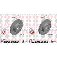 2x ZIMMERMANN Sport Dischi